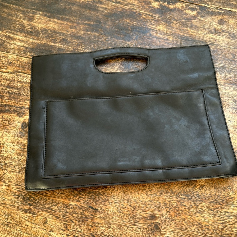J CREW | Vintage Leather Clutch